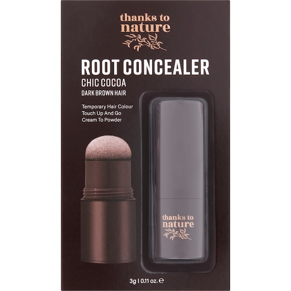 Thanks To Nature Root Concealer Wand Chic Cocoa Dark Brown 3g