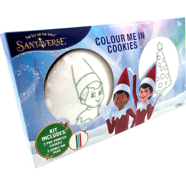 Elf on the Shelf Colour Me In Cookies 126g