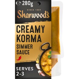 Sharwood's Sharwoods Premium Creamy Korma Simmer Sauce 280g