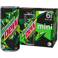 Mountain Dew Energised Mini Cans