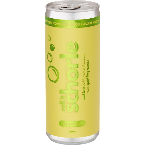 Call It Schorle Sparkling Water Fizzy Pine Lime 250mL