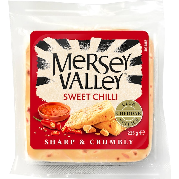 Mersey Valley Sweet Chilli Cheddar 235g