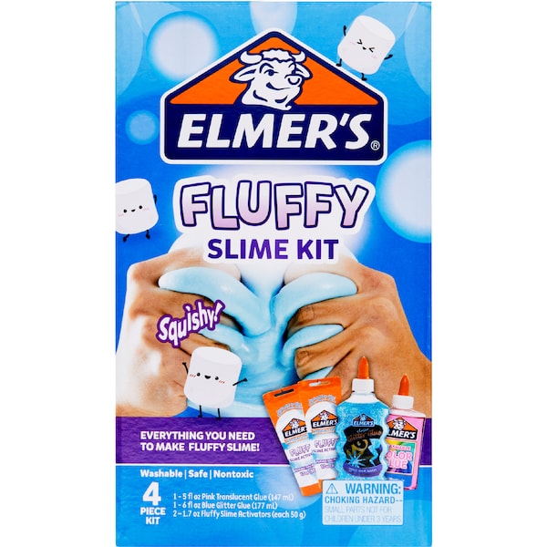 Elmer's Fluffy Slime Kit 4 pack