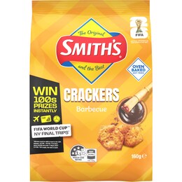 Smith's Crackers Barbeque Snack 160g – Woolworths