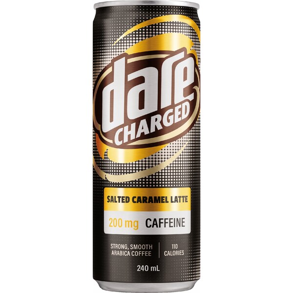 Dare Charged Coffee Salted Caramel Latte 240mL