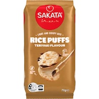 Sakata Rice Puff Crisps Teriyaki