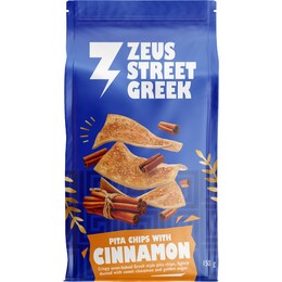 Zeus Street Greek Pita Chips With Cinnamon 150g – Woolworths