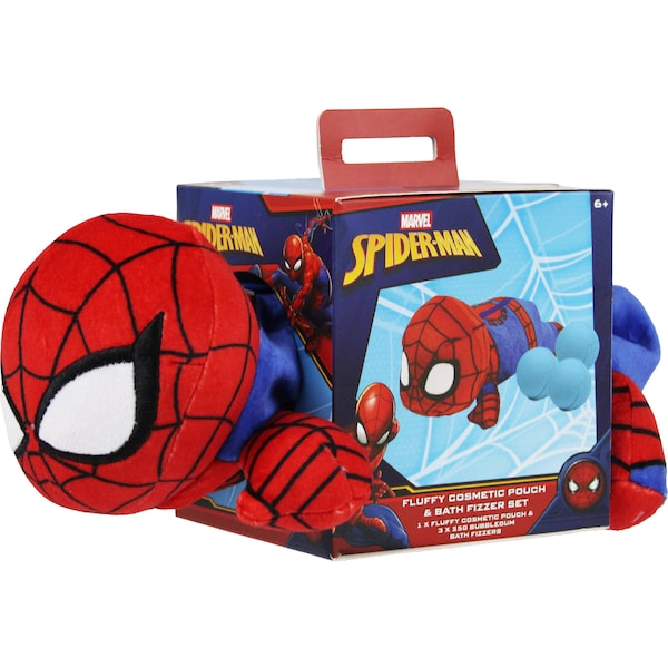 Christmas Marvel Spiderman Cosmetic Pouch & Bath Fizzer Set each