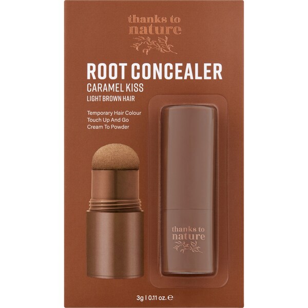 Thanks To Nature Root Concealer Wand Caramel Kiss Light Brown 3g