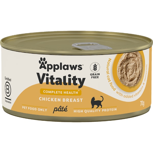 Applaws Vitality Cat Food Pate Chicken Breast 70g