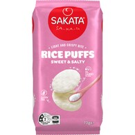 Sakata Rice Puff Crisps Sweet & Salty