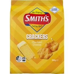 Smith's Crackers Cheddar Cheese Snack 160g – Woolworths