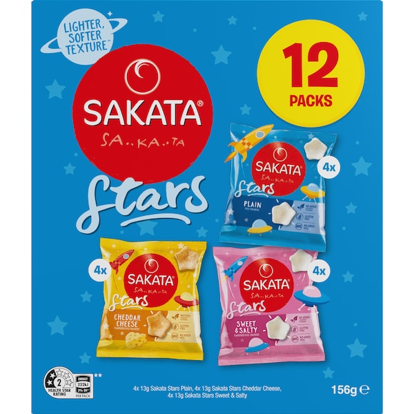 Sakata Stars Snack Mix 12 pack