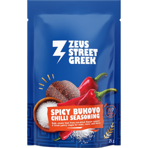 Zeus Street Greek Spicy Bukovo Chilli Seasoning 25g