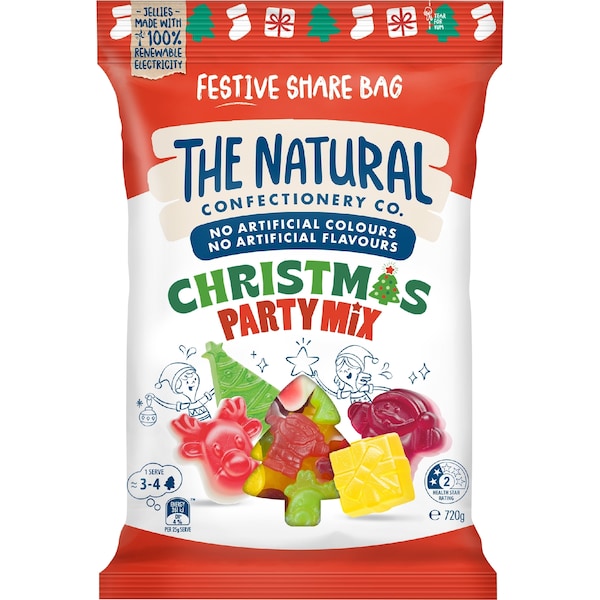 The Natural Confectionery Co. Christmas Party Mix 720g