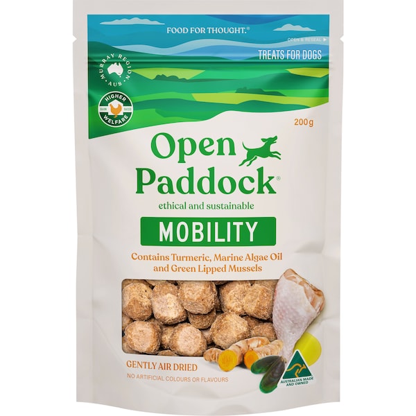 Open Paddock Mobility Dog Treats 200g