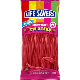 Life Savers Twisters Strawberry 205g – Woolworths