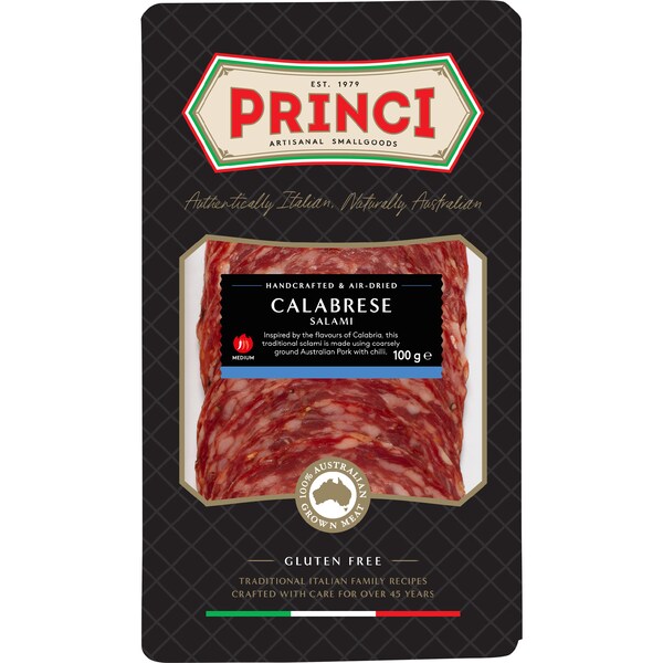 Princi Calabrese Salami 100g