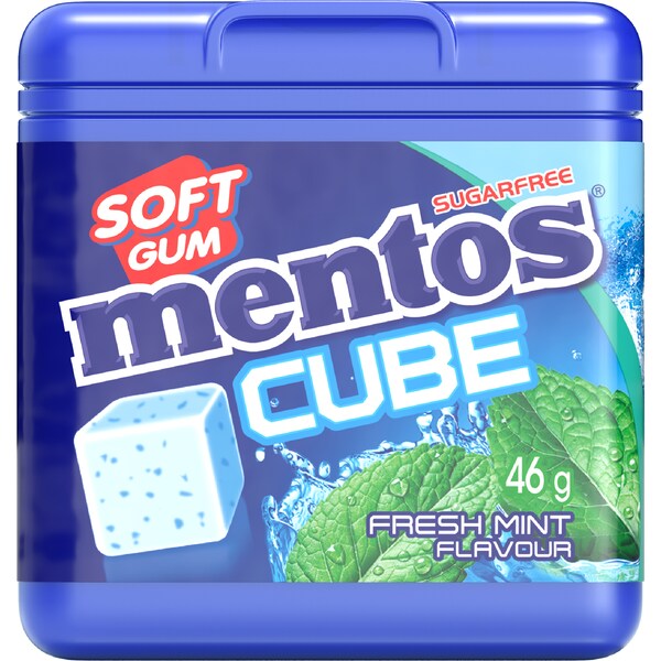 Mentos Cube Gum Ice Mint 46g
