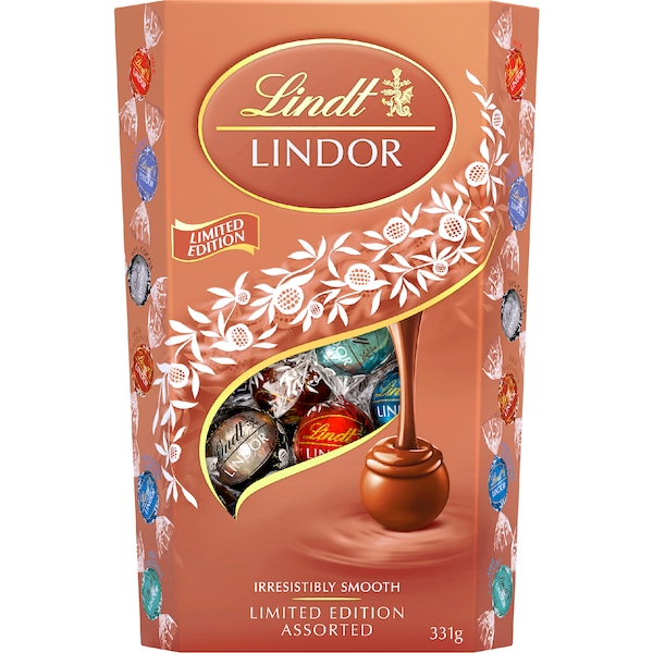 Lindt Lindor Limited Edition Assorted Chocolate Gift Box 331g