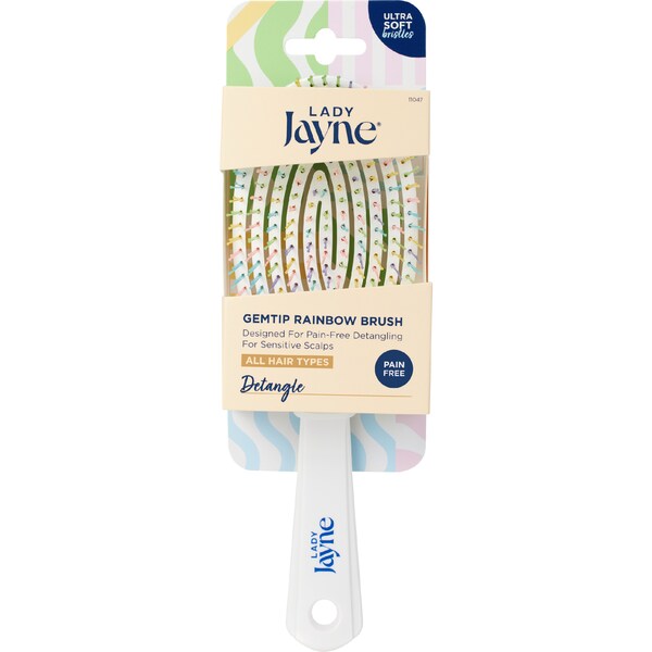 Lady Jayne Gem Tip Rainbow Brush Large each
