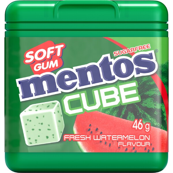 Mentos Cube Gum Watermelon 46g