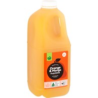 Woolworths Fruit Drink Orange & Mango
