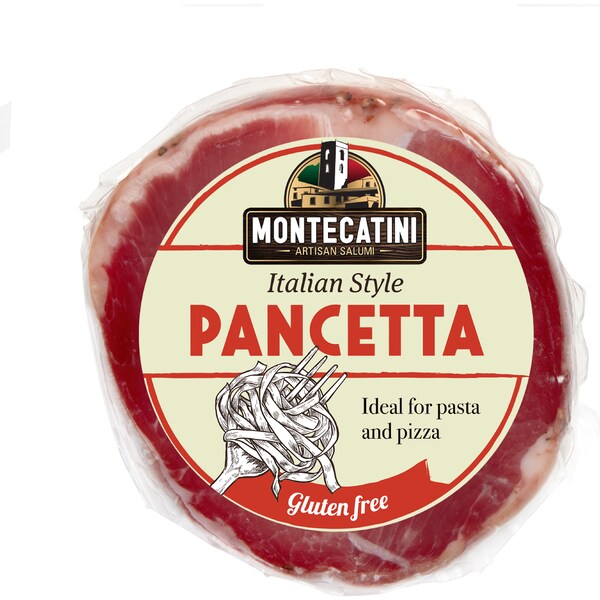 Montecatini Italian Style Pancetta Rolled 300g - 400g