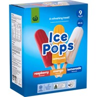 Woolworths Ice Pops Raspberry Mango & Lemonade