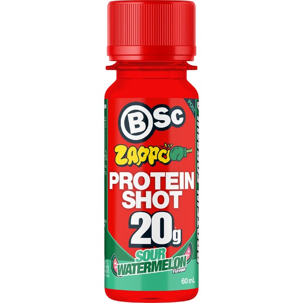 BSc 20g Protein Shot Zappo Sour Watermelon 60mL