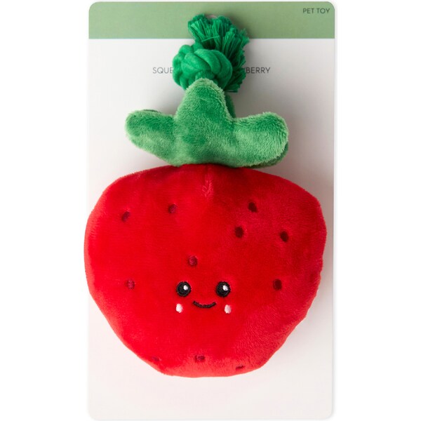 Oscar & Friends Plush Strawberry Dog Toy each
