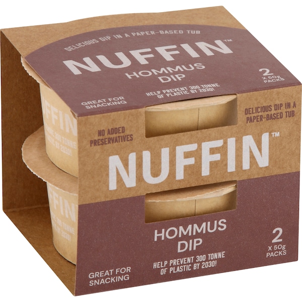 Nuffin Hommus Dip 50g x 2 pack