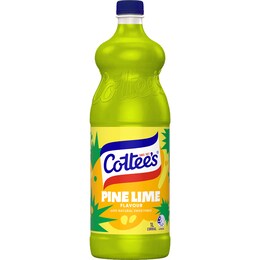 Cottee's Pine Lime Cordial 1L – Woolworths