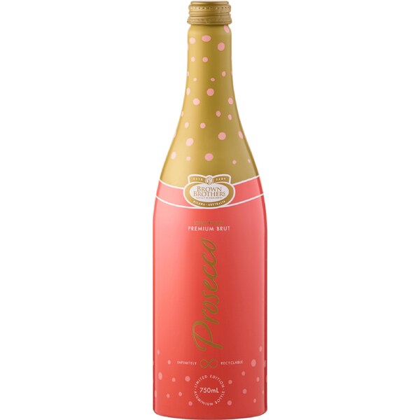 Brown Brothers Limited Edition Aluminum Prosecco Bottle 750mL