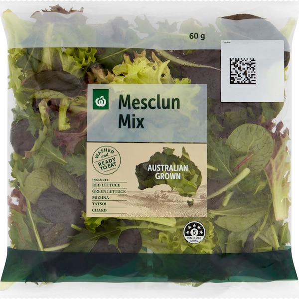 Woolworths Mesclun Salad Mix 60g