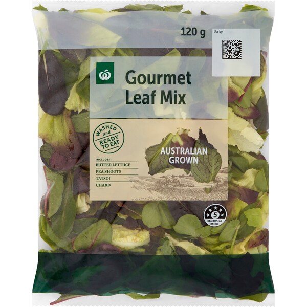 Woolworths Gourmet Leaf Mix 120g