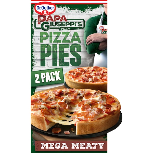 Papa Giuseppi's Pizza Pies Mega Meaty 2 pack