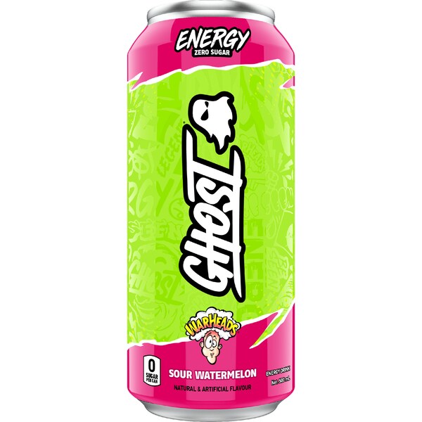 Ghost Warheads Energy Drink Sour Watermelon 500mL