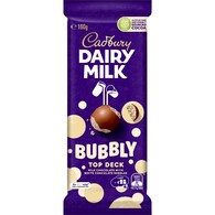 Cadbury Dairy Milk Bubbly Top Deck Chocolate Block