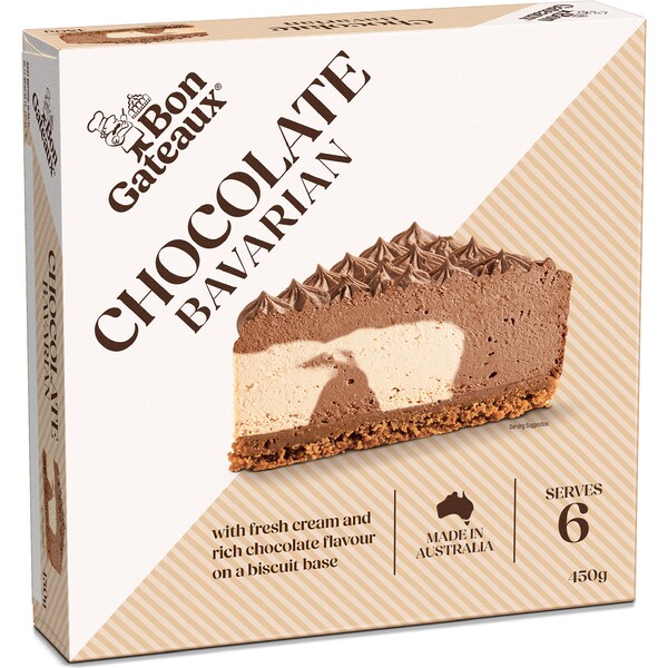 Bon Gateaux Chocolate Bavarian Frozen Dessert 450g