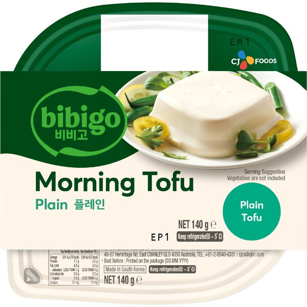 Bibigo Morning Tofu Plain 140g