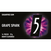 5Gum Grape Spark Sugar Free Chewing Gum