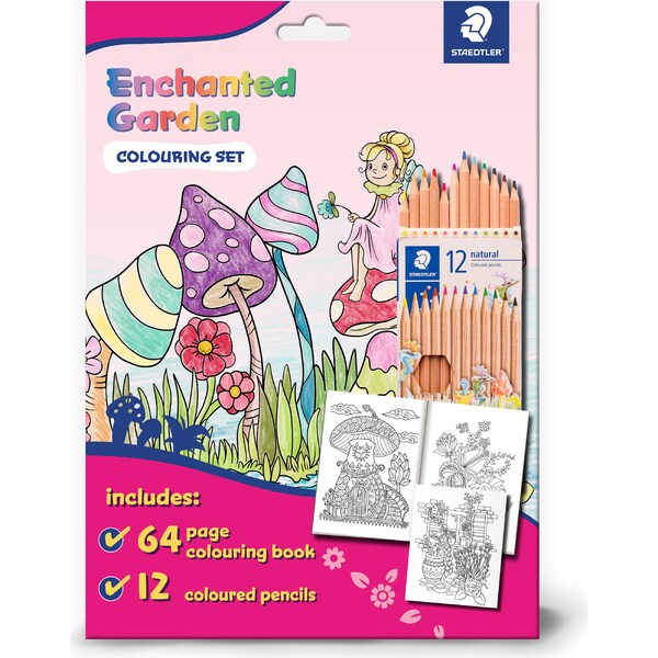 Staedtler Colouring Set Enchanted Garden each
