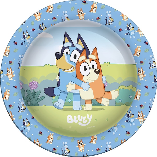 Christmas Melamine Plate Bluey each