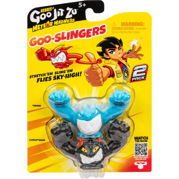 Heroes of Goo Jit Zu Meteor Madness Goo Slingers Assorted 2 pack