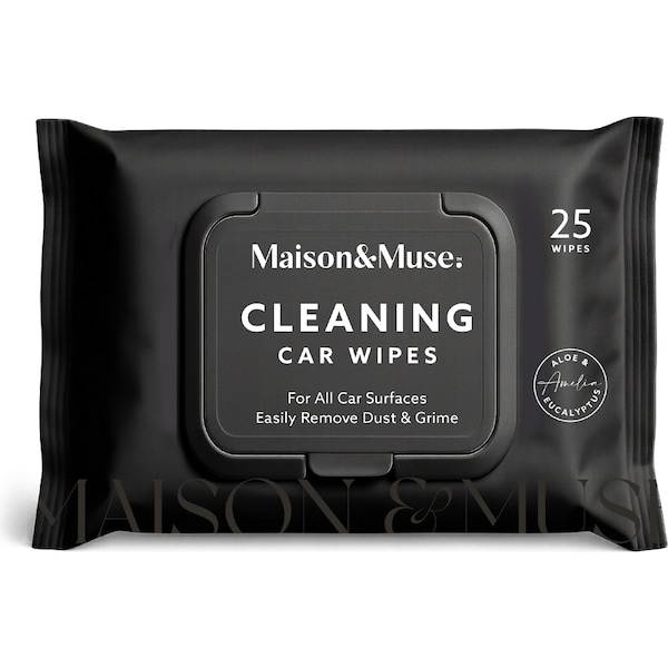 Maison & Muse Car Cleaning Wipes Aloe & Eucalyptus 25 pack