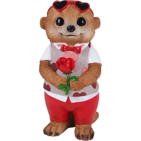 Mirabella Valentine's Day Meerkat True Love each