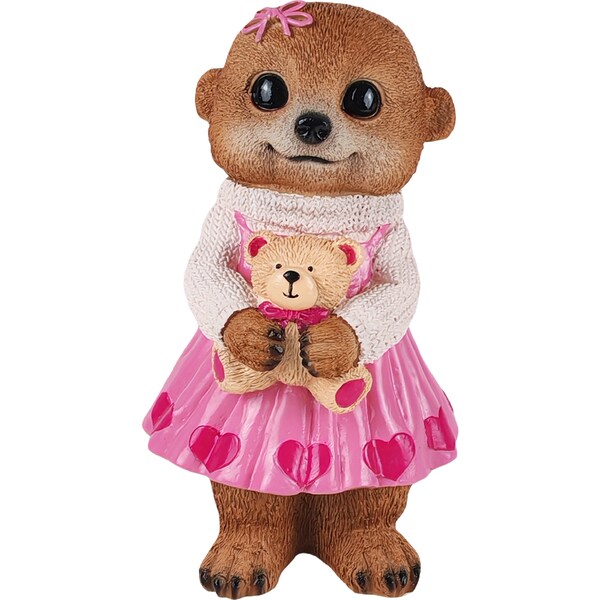 Mirabella Valentine's Day Meerkat Bear Hugs each