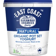 Barambah Organics Organic Pot Set Yoghurt Natural