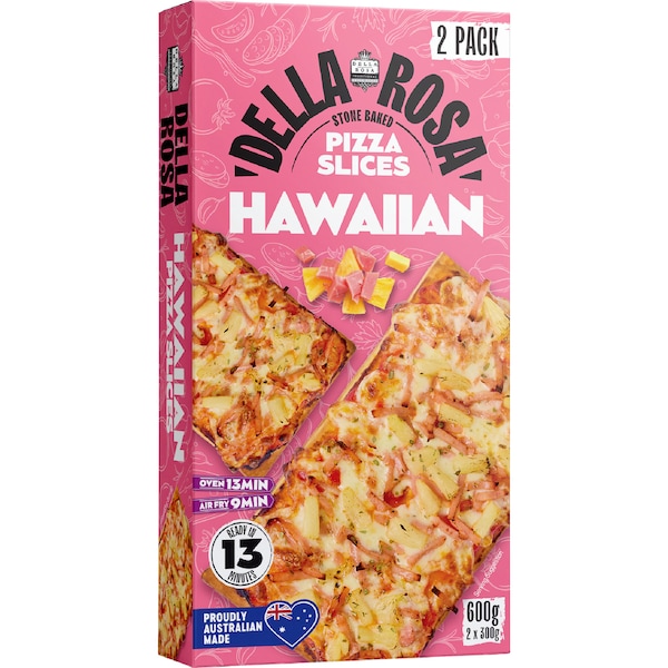 Della Rosa Hawaiian Pizza Slices 2 pack
